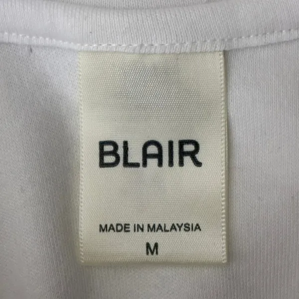 Blair Eyelet Lace Trim Solid Polo Shirt White Cottagecore Coquette Size M - Image 5
