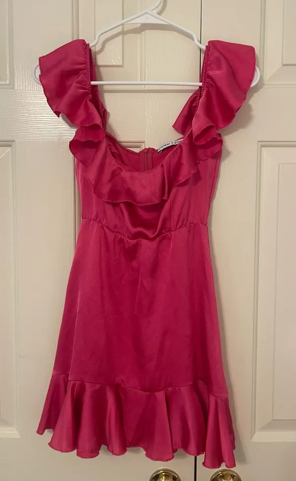 Lucy in the sky hot pink dress - Image 2