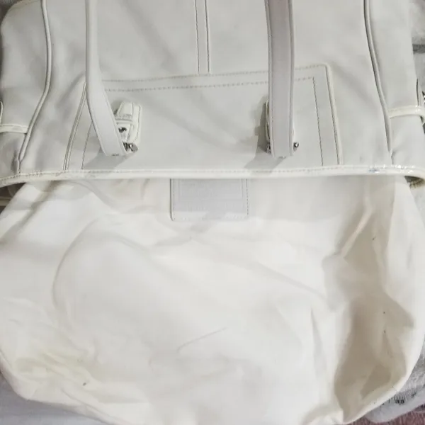 Coach White Leather Legacy Tote - Image 6