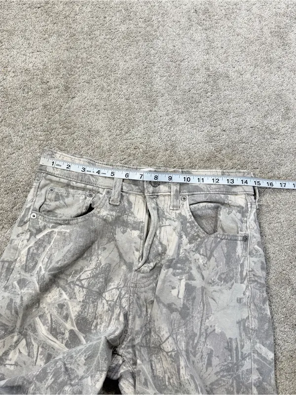 Hollister Women’s Camo Baggy Pants High Rise Skater W28 L30 - Image 9