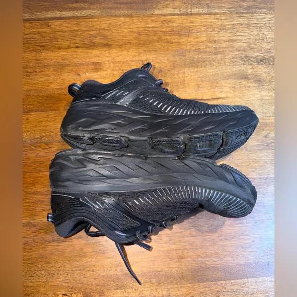 Hoka One One‎ Bondi 7 Sneakers Women's S Black Running Shoes-1110519 BBL - Image 3