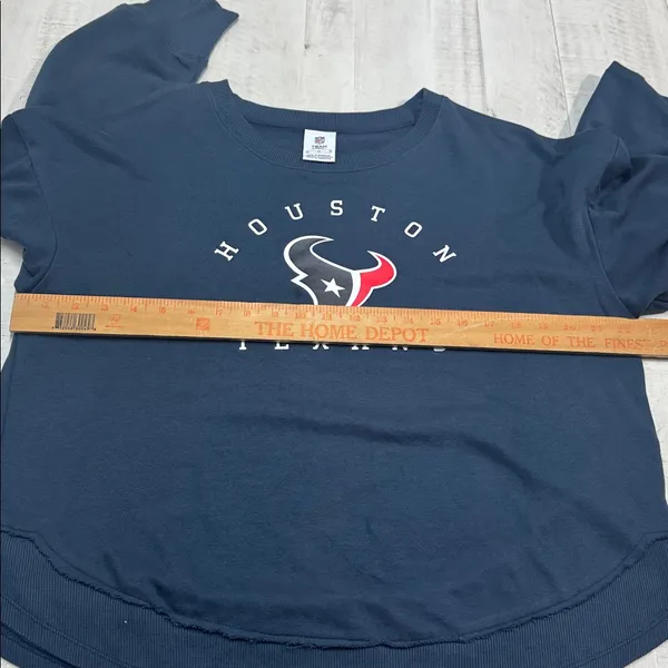 NFL Houston Texans women crew neck pull over - Image 3