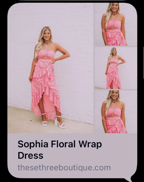 Olivaceous Floral Wrap Dress - Image 2