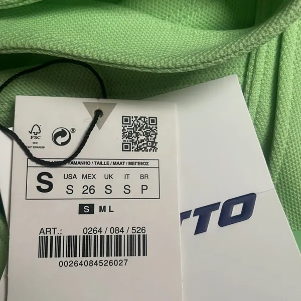 Zara Neon Green‎ Lotto Dress NWT - Image 8