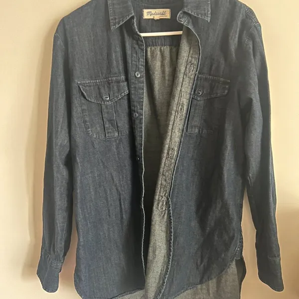 Madewell small denim‎ button down - Image 3