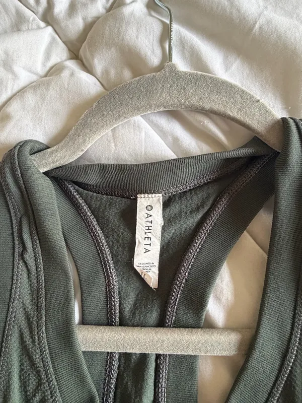 Athleta Forest green athlete tank top - Image 2