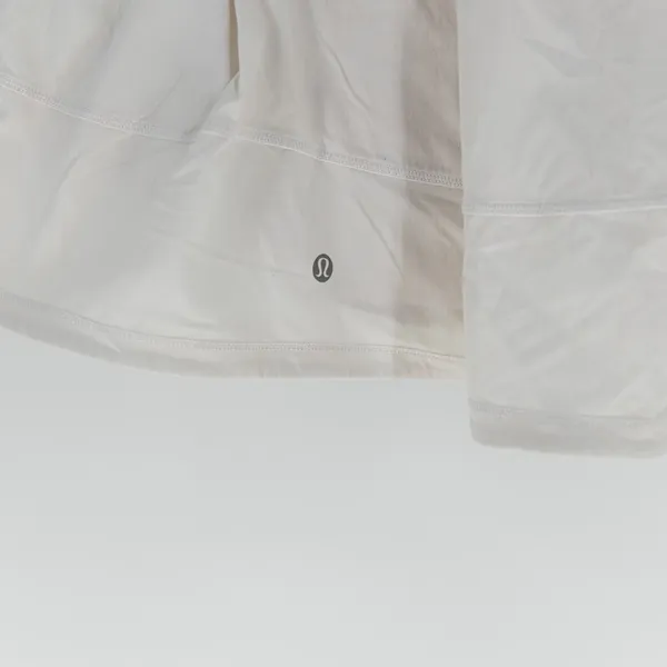 Lululemon Women's Pace Rival Mini Skirt 4-way Stretch 15" White 14 - Image 5