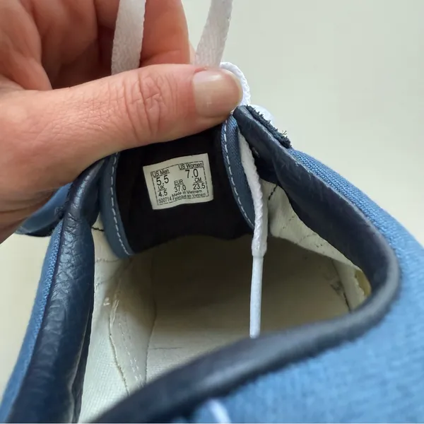 Vans Blue Suede Sneakers size 7 - Image 8