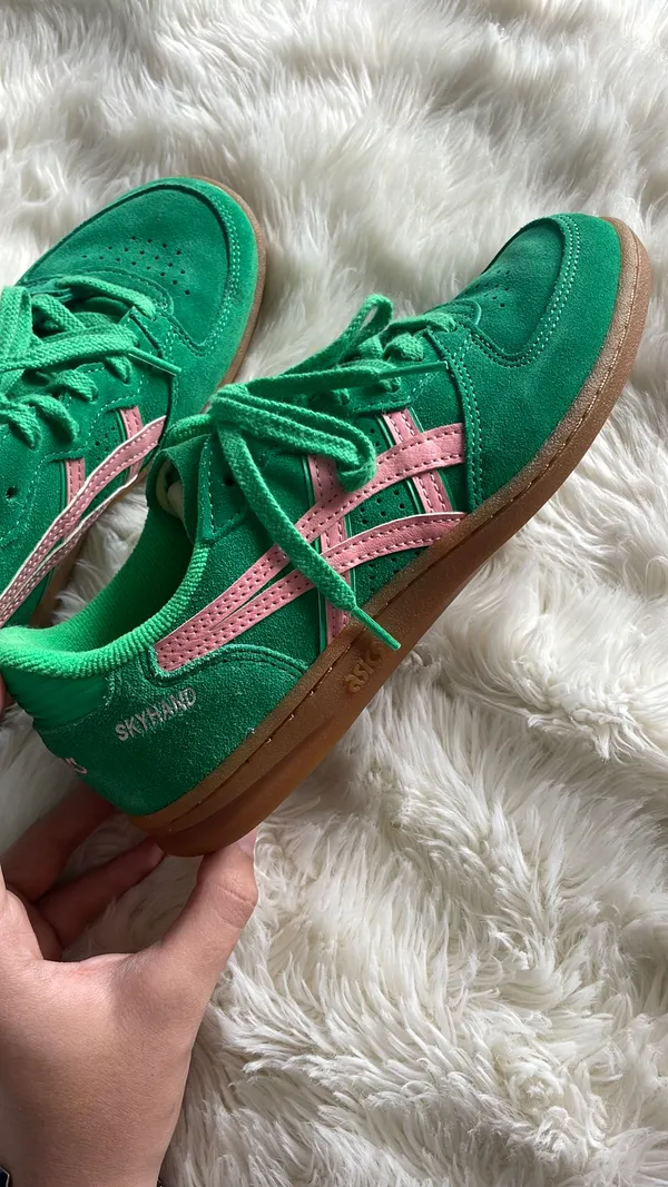 ASICS Skyhand OG ‘Cilantro Grapefruit’ Suede Size EU 38 (size women’s 7/7.5 or men’s 5.5 - Image 2