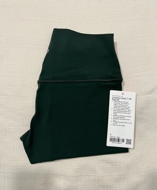 Lululemon Align High Rise Pant 25” - Rainforest Green - Image 5