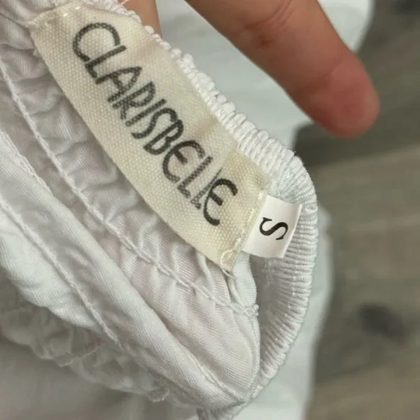 Revolve Clarisbelle white bow detail coquette cottagecore mini sun dress - Image 8