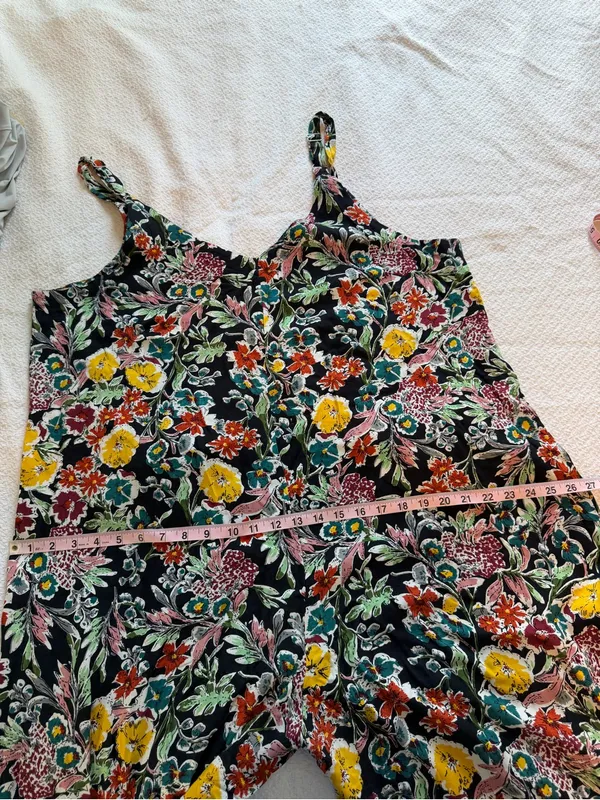 Natural Life Chelsea Jumpsuit Floral XL - Image 11