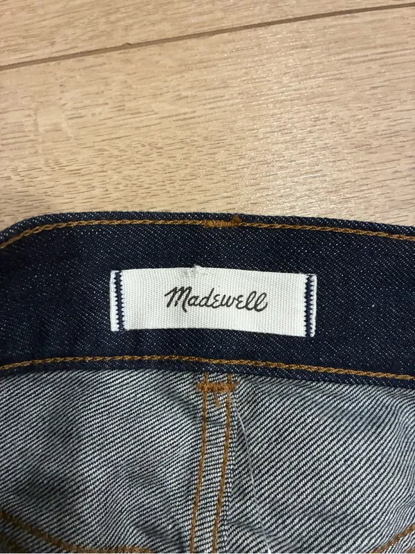 NWT Madewell Women’s Petite Vintage Flare Jean Rinse Wash Rigid Size 26P - Image 6