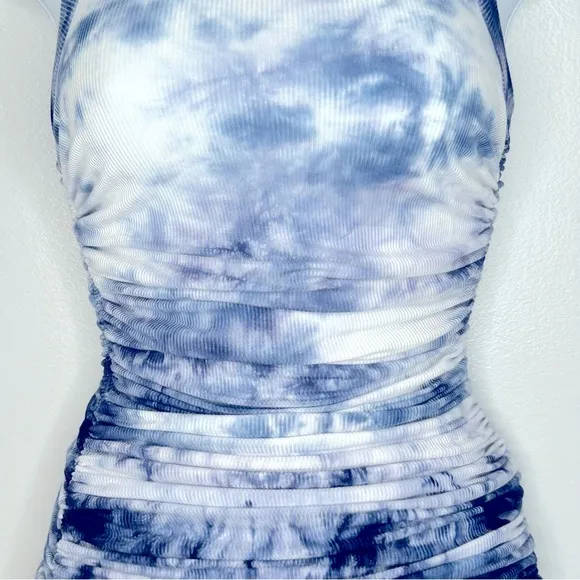 Runaway The Label Eccentric Blue‎ Tie Dye Dress Size 2 - Image 9