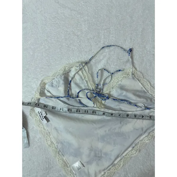 Frankies Bikinis Breeze Lace Tank size S Surfer Dude Print - Image 9