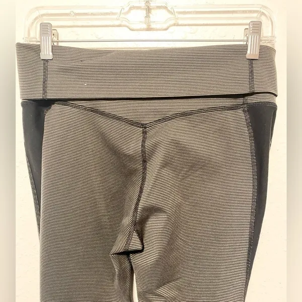 Nike Olive Green & Black Dri Fit Full Length Leggings - Image 9
