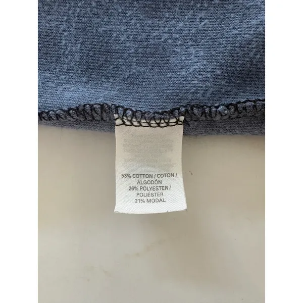 Victorias‎ Secret Blue Leopard Print Hoodie Longline Pullover XS Animal Print - Image 6