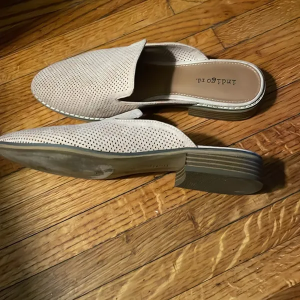 Indigo light mauve leather mules Pink Size 8.5 - Image 4