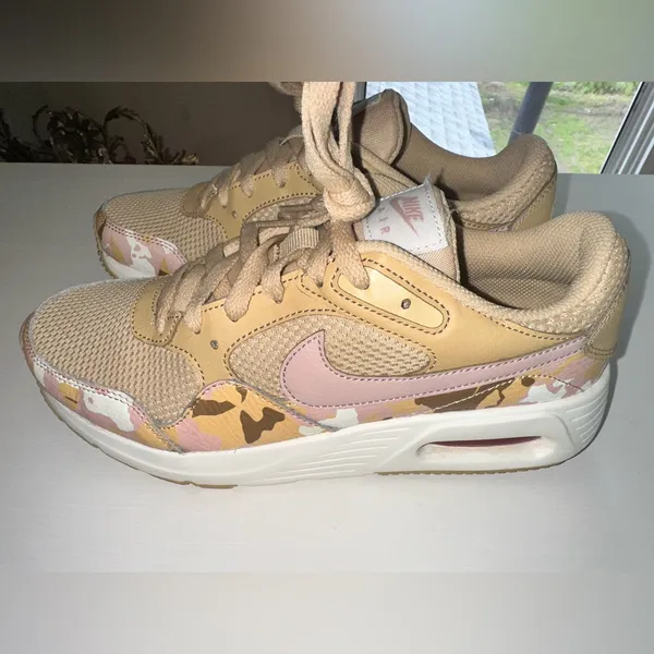 Nike Air Max SC Athletic Training Shoes In Sesame/Pink Oxford-sail - Image 7