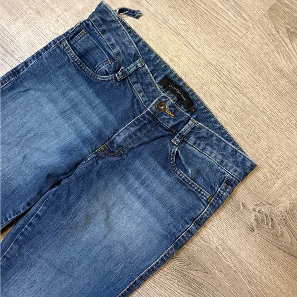 •CALVIN KLEIN• LEAN BOOT JEANS - Image 3
