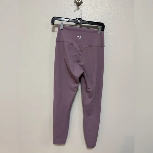 TSL Collection Luna Purple High-Rise Full-Length Leggings – Size Large - Image 2