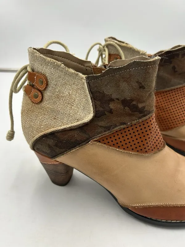 Elite by Conkus Corkys Rags Leather Ankle Boots Women’s Size 10 - Image 4
