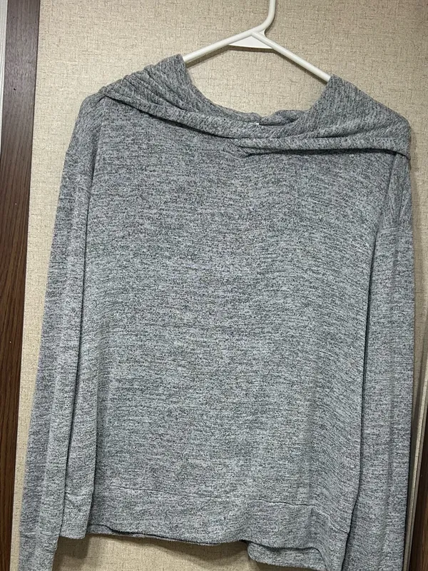 a new day Gray Cowl Neck Lightweight Sweater - Image 2