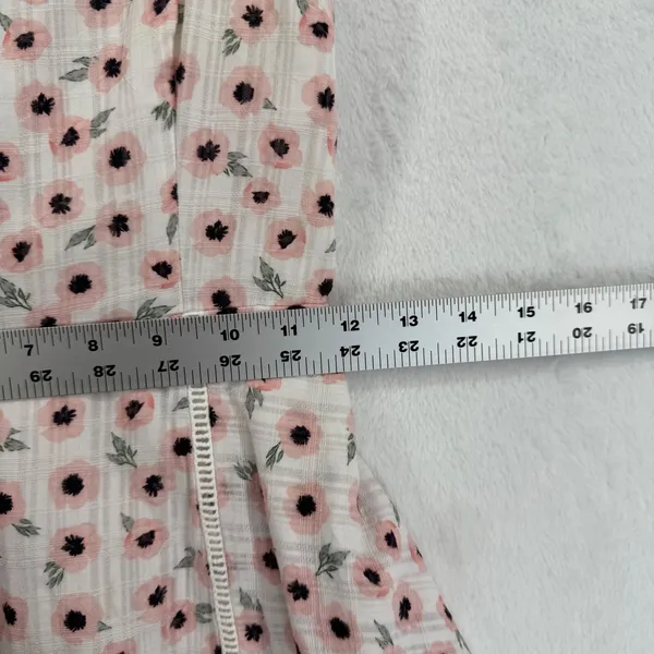 Hutch White Floral Print Dress Size 4 Sleeveless Fit Flare‎ Party Casual - Image 3