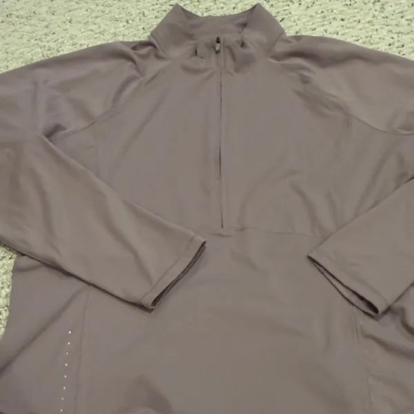 Old Navy Powersoft Half Zip XL Purple Pullover C11-136 - Image 7