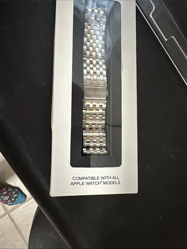 Gold and Silver Two-Tone Metal Watch Band for Apple Watches NWT - Image 3