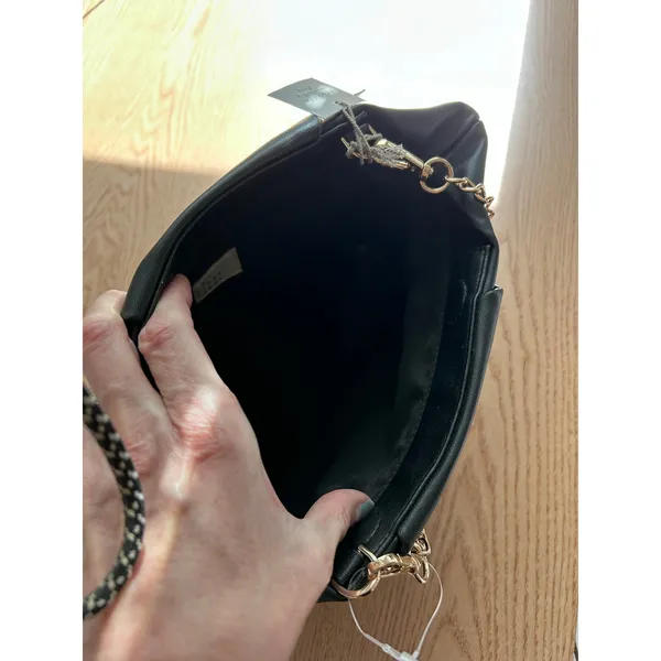 New Women’s A New Day Faux Leather Handbag 👜 Purse Black 7”x13”x7 - Image 11