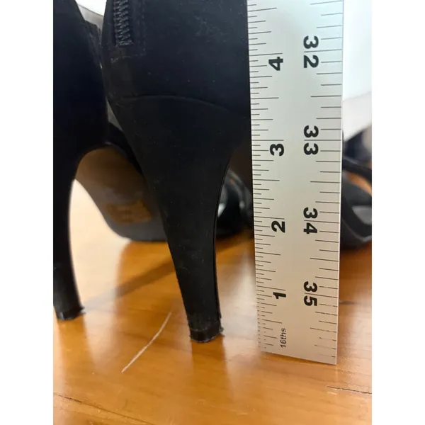 Kelly & Katie Womens Black Strappy Cage Heels Stiletto Sandals Size 9 - Image 6
