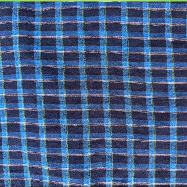 Madewell XS Blue Plaid Short Sleeve Popover Shirt 100% Cotton - Image 11