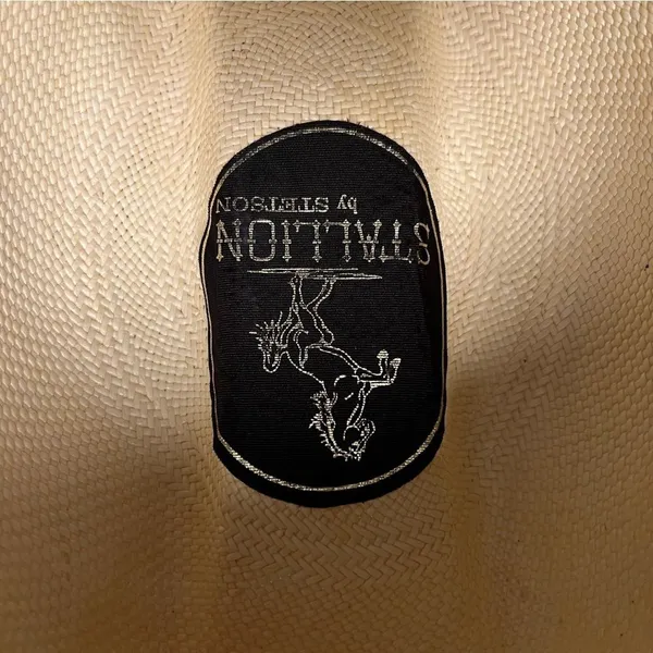 Stallion by STETSON straw cowboy hat, tan, hard shell, 7 1/8 - Image 4