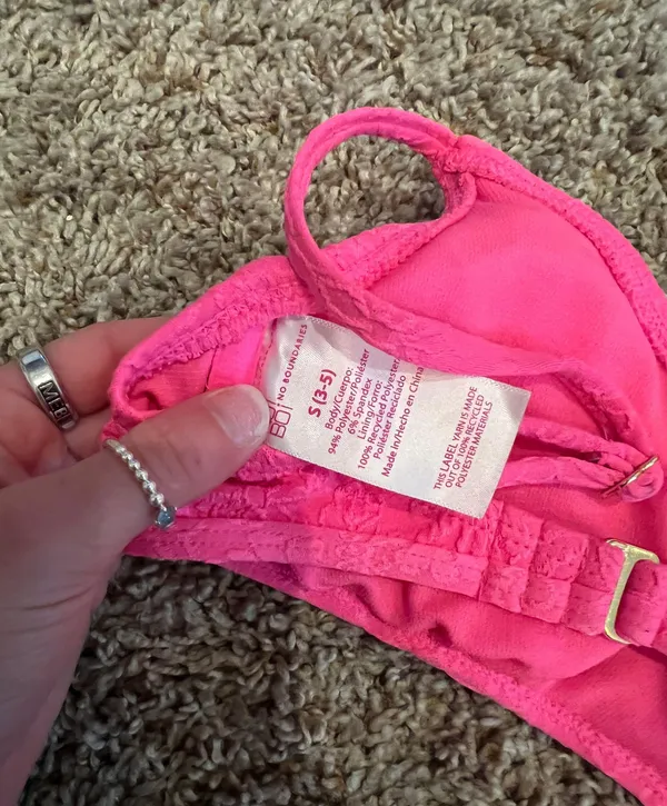 Swimsuit Top Pink - Image 2