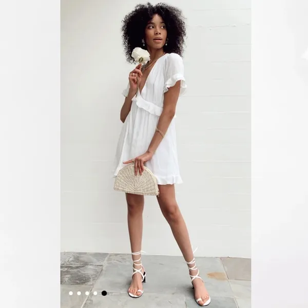 NWOT Show me Your Mumu Virginia white mini dress XS - Image 2