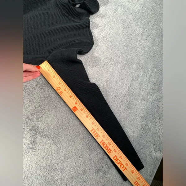 Lauren Ralph Lauren Black Turtleneck Sweater medium - Image 11