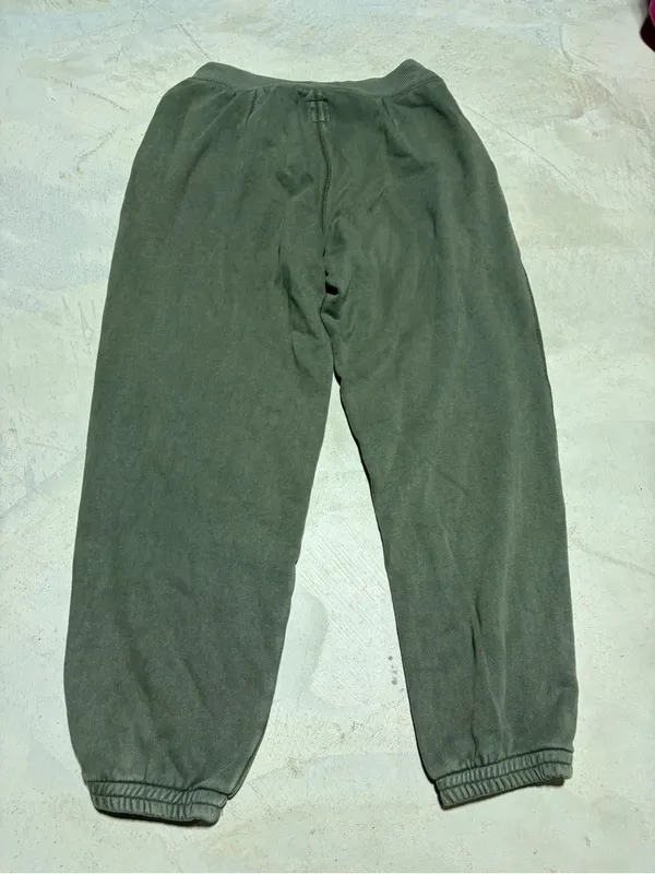 Aerie Olive Green Jogger Pants large - Image 7