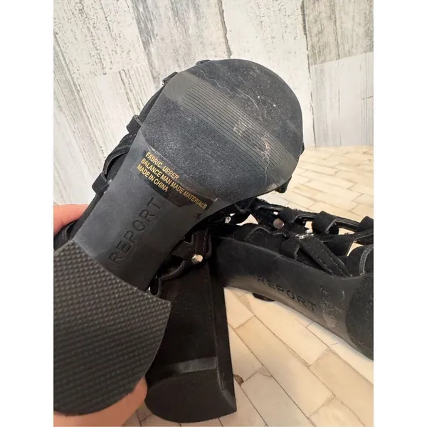 Report Women's Wesley Caged Sandals Black Size 7.5 Black - Image 5