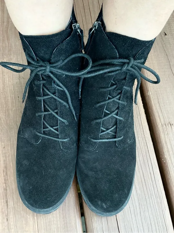 Caslon Water resistant Lace-Up Suede Ankle Booties ☔️ - Image 9