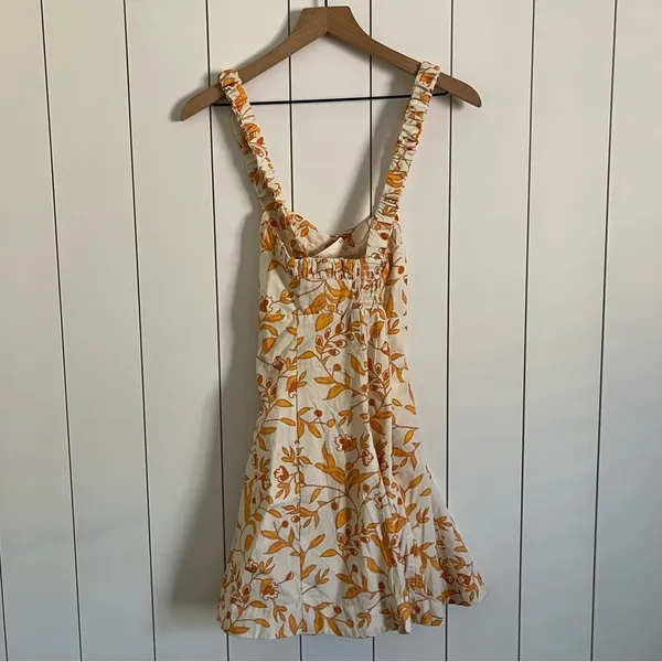 Anthropologie Maeve Floral Sweetheart Mini Dress - Image 6
