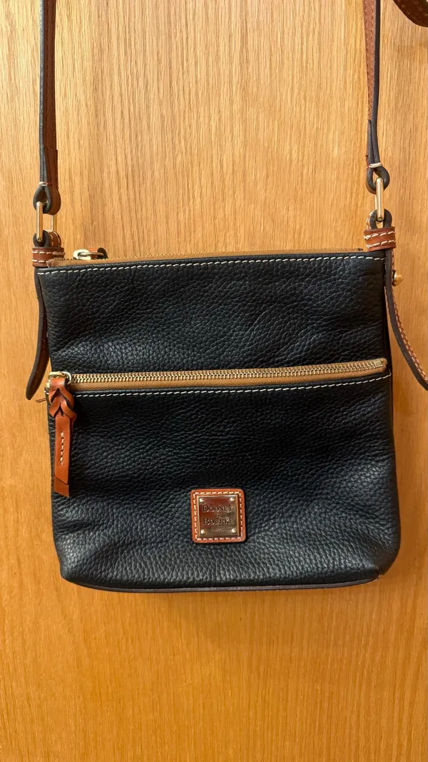 This is a Dooney & Bourke black pebbled leather crossbody - Image 2