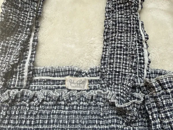 John Galt x Brandy Melville Izzy Smocked Tank Top - Image 2