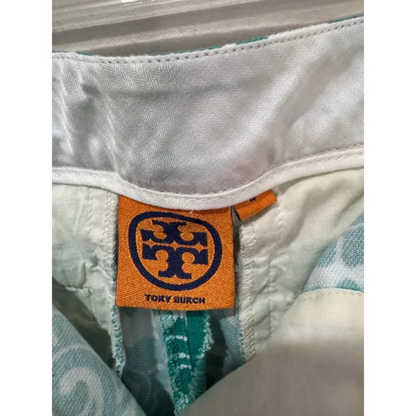 Tory Burch‎ Walton Printed Captiva Pants Sz 4 - Image 6