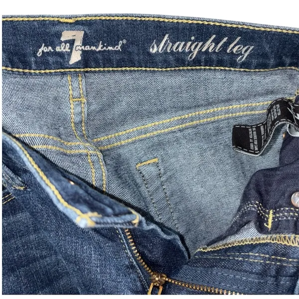 7 for all mankind straight leg jeans - Image 5