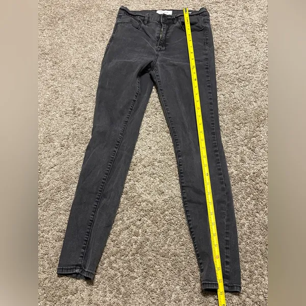 (Pacsun) Black Super High Rise Stretchy Jeggings: Size 26 - Image 6