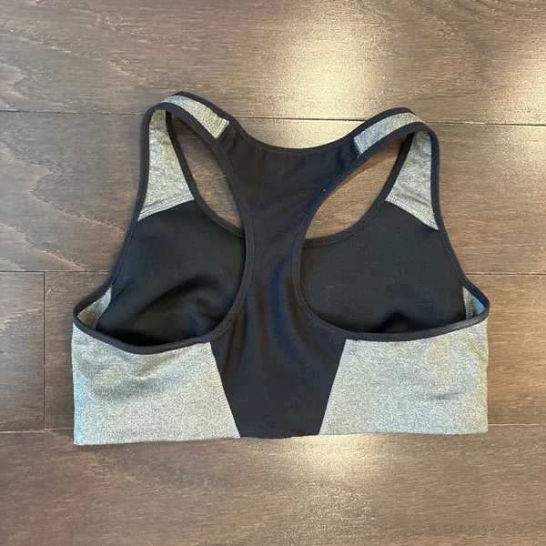 Nike Gray Sports Bra - Image 2