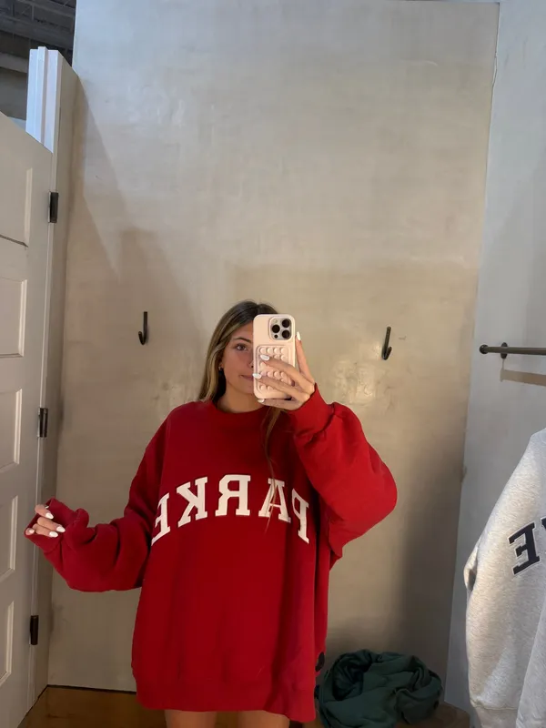 Red parke mockneck - Image 2
