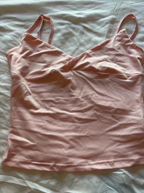 Amazon Light Pink V-Neck Cami Tank Top - Image 2