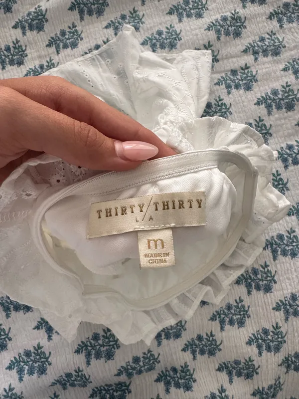 Strapless top White Size M - Image 3
